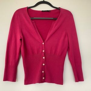 THE LIMITED Long Sleeve V Neck Cardigan